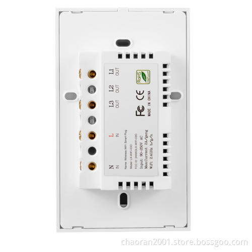 Smart Wireless Zigbee Dimmer Light Touch Switch By Voice Control Smart Home Light Switch